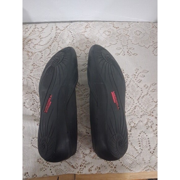 Merrell Shoes Womens Sz 8 Ballet Flat Comfort Slip On Leather Select Grip Black - Picture 5 of 8